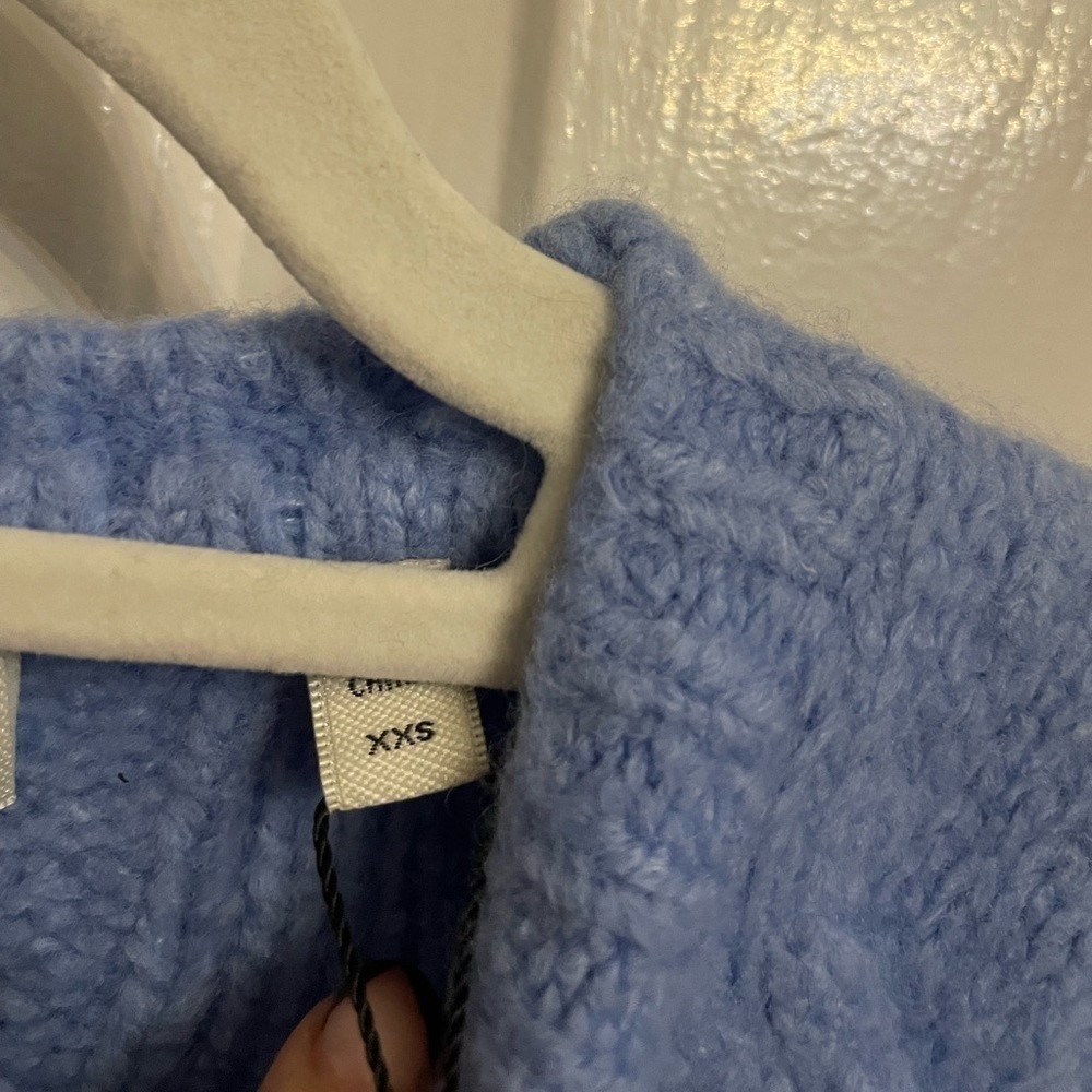 Joie HYANNIS CREWNECK SWEATER in Powder Blue New with Tags! - Picture 6 of 6